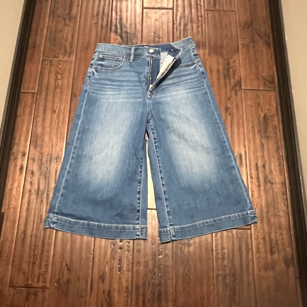GAP Women's Denim wide leg crops